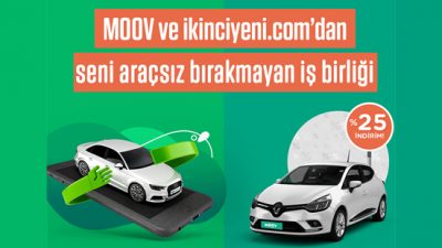 ikinciyeni.com’dan yüzde 25 MOOV by Garenta indirimi