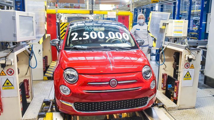 Fiat 500, 2,5 Milyon üretim adedine ulaştı