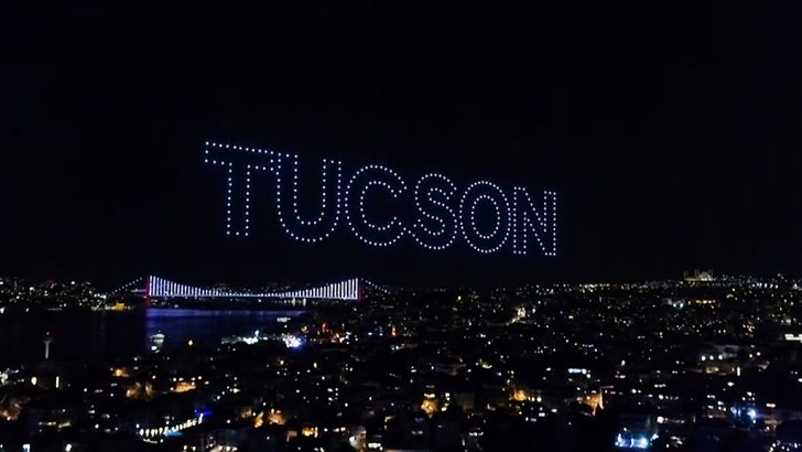 Hyundai Tucson ışığıyla İstanbul’u aydınlattı